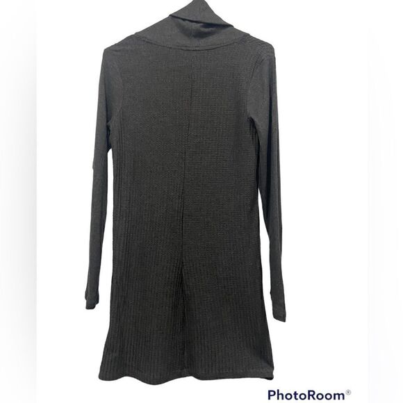 Harmony Balance NWT women’s long sleeve turtleneck gray cardigan size small​​ - Picture 2 of 11